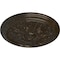 Ekena Millwork Vienna Ceiling Medallion (Fits Canopies up to 3 1/4"), 16 7/8"OD x 5/8"P, Stone Hearth Crackle CM17VISHC - alternate 3